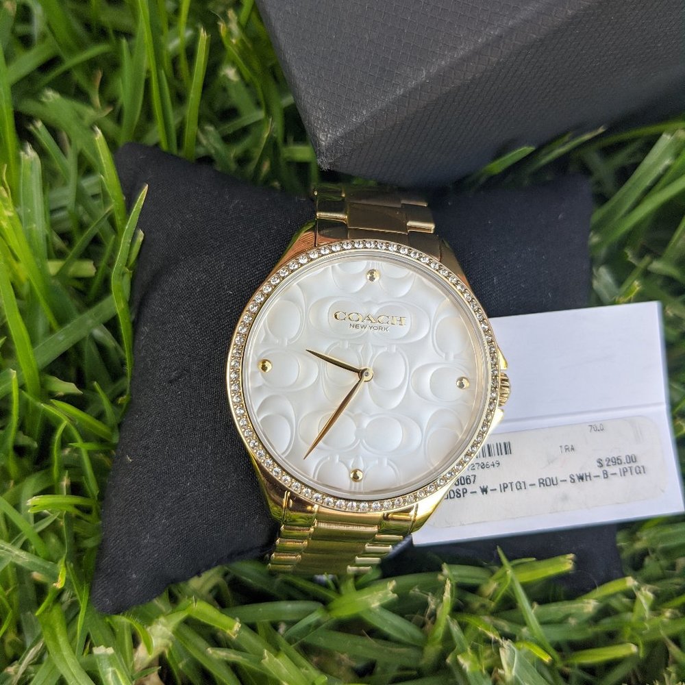 Coach Astor Women's Gold and Stainless Steel Watch - Picture 3 of 7
